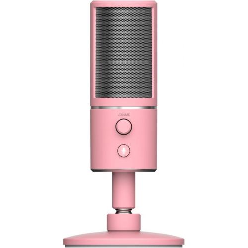 레이저 Razer RZ19-02290400-R3M1 Seiren X Quartz Compact USB Condenser Microphone, with Integrated Shock Absorber and Supercardioid Recording Pattern for Streamers