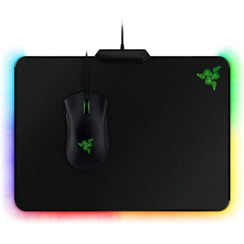 레이저 Razer Firefly Chroma Cloth Gaming Mouse Pad: Customizable Chroma RGB Lighting