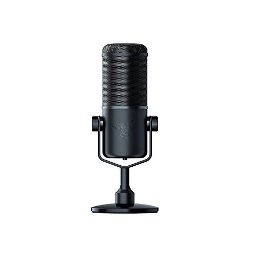 레이저 Razer Seiren Elite Studio-Grade Multi-Pattern USB Digital Microphone and Headphone Amplifier