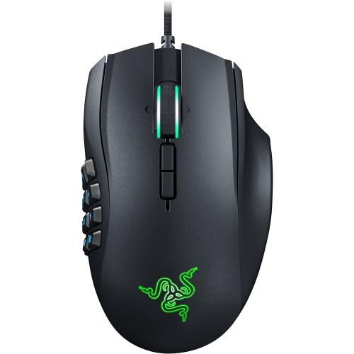 레이저 Razer RZ01-01610100-R3U1 Naga Chroma - Ergonomic RGB MMO Gaming Mouse- 12 Programmable Thumb Buttons & 16,000 Adjustible DPI