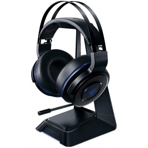 레이저 Razer Thresher Ultimate for PS4: Dolby 7.1 Surround Sound Lag-Free Wireless Connection Retractable Digital Microphone Gaming Headset Works with PC, PS4, PS5