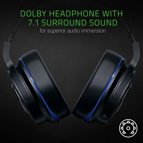 레이저 Razer Thresher Stereo Headset for PC,PS4, PS5: Lag-Free Wireless Connection - Retractable Digital Microphone - Custom Sound Control Dials - 16-Hour Battery Life