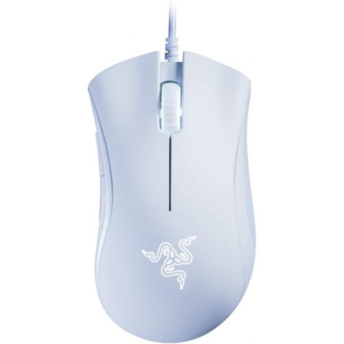 레이저 Razer DeathAdder Essential Gaming Mouse - White & Sphex V2 Gaming Mouse Pad: Ultra-Thin Form Factor - Optimized Gaming Surface - Polycarbonate Finish