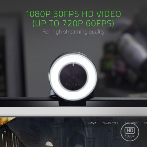 레이저 Razer Seiren X USB Streaming Microphone and Razer Kiyo Streaming Webcam
