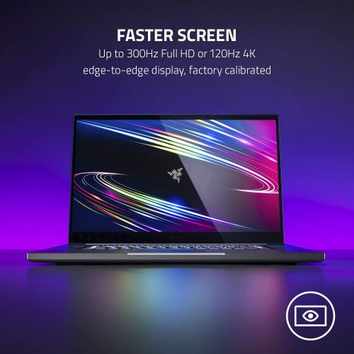 레이저 Razer Blade Pro 17 Gaming Laptop 2020: Intel Core i7-10875H 8-Core, NVIDIA GeForce RTX 2080 Super, 17.3 4K 120Hz, 16GB RAM, 1TB SSD, CNC, Chroma RGB, Thunderbolt 3, SD Card Reader,