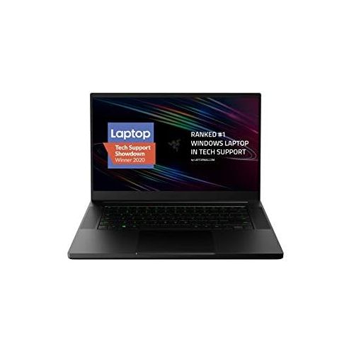 레이저 Razer Blade 15 Base Gaming Laptop 2020: Intel Core i7-10750H 6-Core, NVIDIA GeForce RTX 2060, 15.6 FHD 1080p 144Hz, 16GB RAM, 512GB SSD, CNC Aluminum, Chroma RGB Lighting, Thunderb