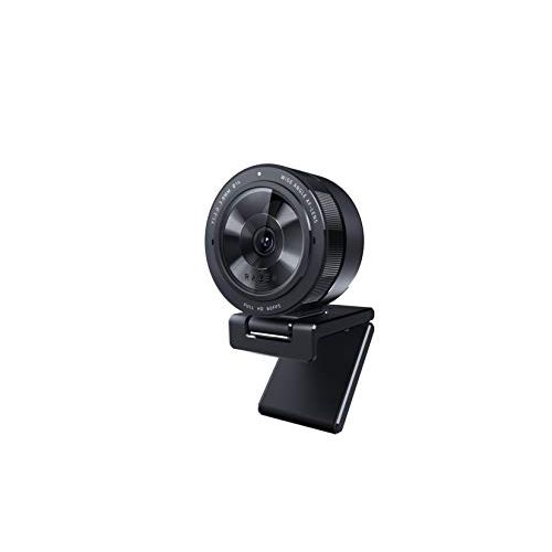 레이저 Razer Kiyo Pro Streaming Webcam: Uncompressed 1080p 60FPS - High-Performance Adaptive Light Sensor - HDR-Enabled - Wide-Angle Lens with Adjustable FOV - Lightning-Fast USB 3.0
