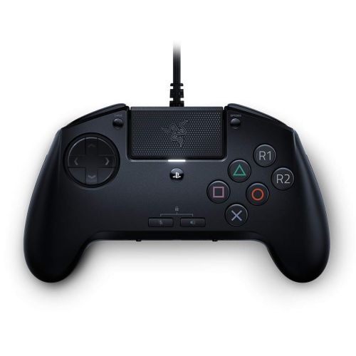 레이저 Razer Raion Fightpad for PS4 Fighting Game Controller: 8 Way D-Pad - Mechanical Switch Front Buttons - 3.5mm Audio - Classic Black