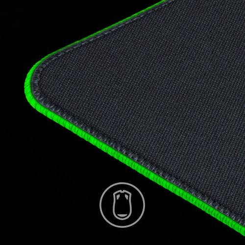 레이저 Razer Goliathus Chroma Gaming Mousepad: Customizable Chroma RGB Lighting - Soft, Cloth Material - Balanced Control & Speed - Non-Slip Rubber Base - Classic Black
