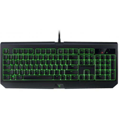 레이저 Razer BlackWidow Ultimate: Esports Gaming Keyboard - Dust and Spill Resistant - Individually Backlit Keys - Razer Green Mechanical Switches (Tactile and Clicky)