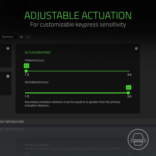 레이저 Razer Tartarus Pro Gaming Keypad: Analog-Optical Key Switches - 32 Programmable Keys - Customizable Chroma RGB Lighting - Programmable Macros - Variable Key Press Pressure Sensitiv