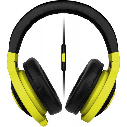 레이저 Razer Kraken Mobile Analog Music & Gaming Headset-Neon Yellow