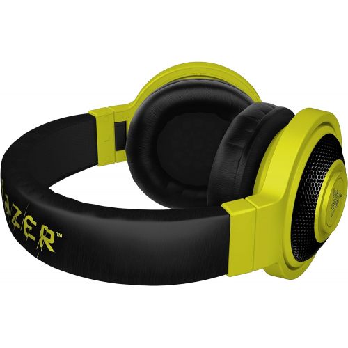 레이저 Razer Kraken Mobile Analog Music & Gaming Headset-Neon Yellow