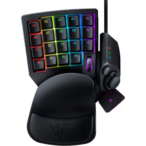레이저 Razer Tartarus v2 Gaming Keypad: Mecha-Membrane Key Switches - 32 Programmable Keys - Customizable Chroma RGB Lighting - Programmable Macros - Classic Black
