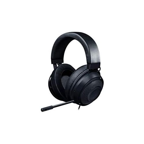 레이저 Razer Kraken  Gaming Headset (Gaming Headphones for PC, PS4, Xbox One & Switch with 50 mm Drivers & Cooling Gel Infused Cushions, Black)