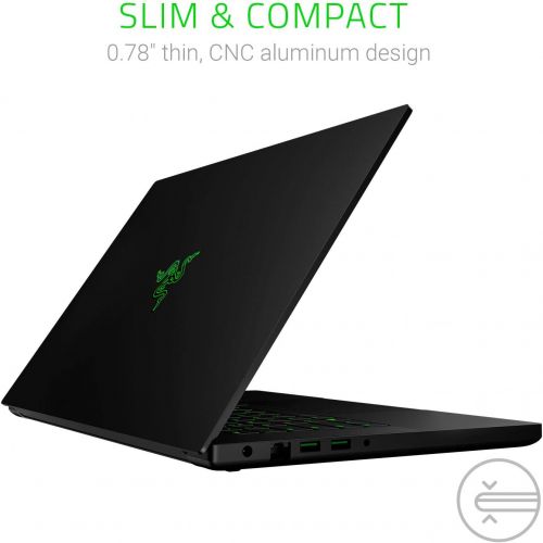 레이저 Razer Blade 15: Worlds Smallest 15.6 Gaming Laptop - 60Hz Full HD Thin Bezel - 8th Gen Intel Core i7-8750H 6 Core - NVIDIA GeForce GTX 1060 Max-Q - 16GB RAM - 128GB SSD + 1TB HDD -