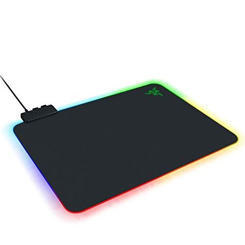 레이저 Razer Firefly Hard V2 RGB Gaming Mouse Pad: Customizable Chroma Lighting - Built-in Cable Management - Balanced Control & Speed - Non-Slip Rubber Base