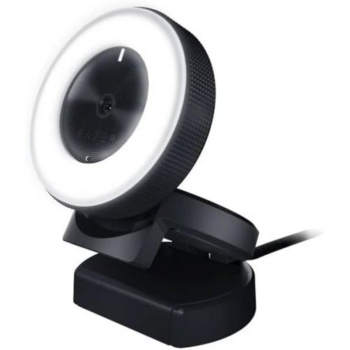 레이저 [아마존베스트]Razer Kiyo 1080p 30 FPS/720 p 60 FPS Streaming Webcam with Adjustable Brightness Ring Light, Built-in Microphone and Advanced Autofocus