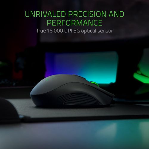 레이저 [아마존베스트]Razer Naga Trinity Gaming Mouse: 16,000 DPI Optical Sensor - Chroma RGB Lighting - Interchangeable Side Plate w/ 2, 7, 12 Button Configurations - Mechanical Switches
