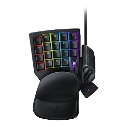 레이저 [아마존베스트]Razer Tartarus V2 Gaming Keypad (Gamepad with Mecha-Membrane Keys, 32 Programmable Buttons, 8-Way Thumbpad, Palm Rest, Hypershift, RGB Chroma Lighting) Black