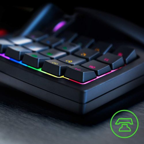 레이저 [아마존베스트]Razer Tartarus V2 Gaming Keypad (Gamepad with Mecha-Membrane Keys, 32 Programmable Buttons, 8-Way Thumbpad, Palm Rest, Hypershift, RGB Chroma Lighting) Black