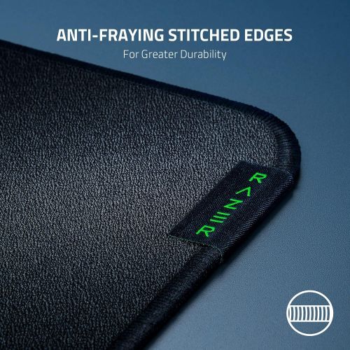 레이저 [무료배송]Razer Strider Hybrid Mouse Mat with a Soft Base & Smooth Glide: Firm Gliding Surface - Anti-Slip Base - Rollable & Portable - Anti-Fraying Stitched Edges - Water-Resistant - XXLarg