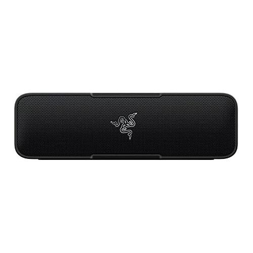 레이저 Razer Leviathan Mini: 10 Hour Battery Life - Bluetooth aptX Technology - Microphone with Clear Voice Capture Technology - Combo Play for Wireless Stereo Sound - Bluetooth Portable