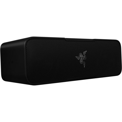 레이저 Razer Leviathan Mini: 10 Hour Battery Life - Bluetooth aptX Technology - Microphone with Clear Voice Capture Technology - Combo Play for Wireless Stereo Sound - Bluetooth Portable