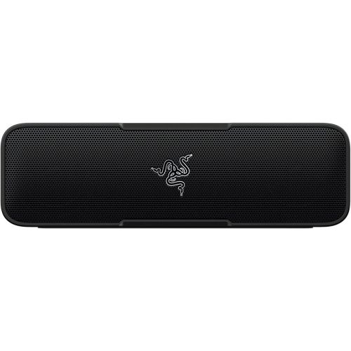 레이저 Razer Leviathan Mini: 10 Hour Battery Life - Bluetooth aptX Technology - Microphone with Clear Voice Capture Technology - Combo Play for Wireless Stereo Sound - Bluetooth Portable