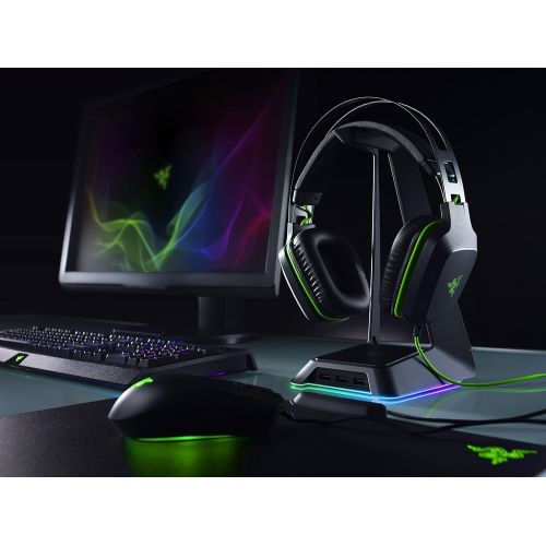 레이저 Razer Electra V2: 7.1 Surround Sound - Auto Adjusting Headband - Detachable Boom Mic with In-Line Controls - Gaming Headset Works with PC, PS4, Xbox One, Switch, & Mobile Devices