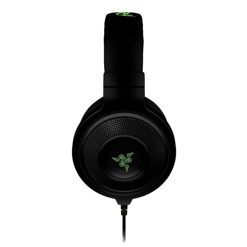 레이저 Razer Kraken Pro - Noise Isolating Analog Black Gaming Headset with Retractable Mic - Compatible with PC, Xbox One & Playstation 4