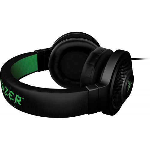 레이저 Razer Kraken Pro - Noise Isolating Analog Black Gaming Headset with Retractable Mic - Compatible with PC, Xbox One & Playstation 4