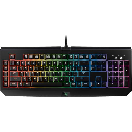 레이저 Razer Overwatch BlackWidow Chroma: Esports Gaming Keyboard - Durable up to 80 Million Keystrokes - Powered by Razer Chroma - Razer Green Mechanical Switches (Tactile and Clicky)