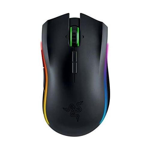 레이저 Razer Mamba Chroma - Professional Grade Esports WiredWireless Ergonomic Gaming Mouse - 16,000 DPI Sensor