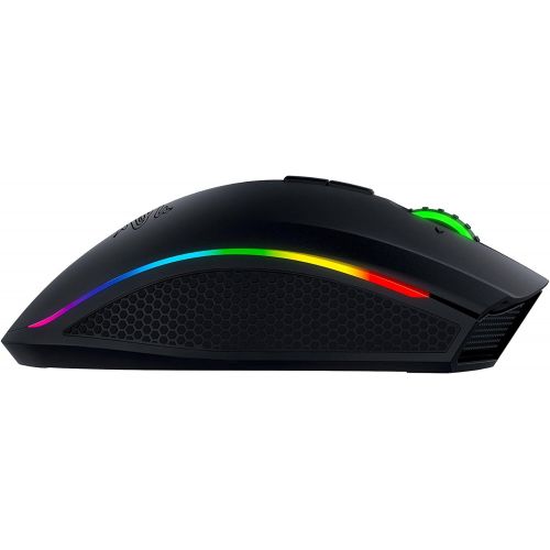 레이저 Razer Mamba Chroma - Professional Grade Esports WiredWireless Ergonomic Gaming Mouse - 16,000 DPI Sensor