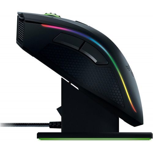 레이저 Razer Mamba Chroma - Professional Grade Esports WiredWireless Ergonomic Gaming Mouse - 16,000 DPI Sensor