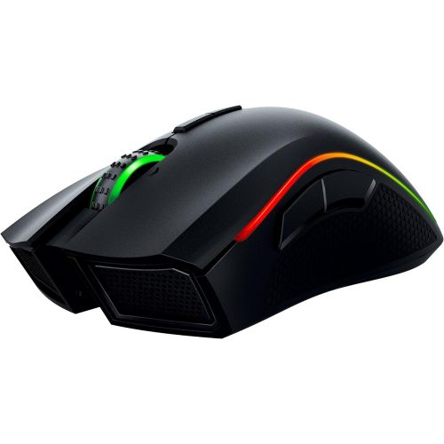 레이저 Razer Mamba Chroma - Professional Grade Esports WiredWireless Ergonomic Gaming Mouse - 16,000 DPI Sensor