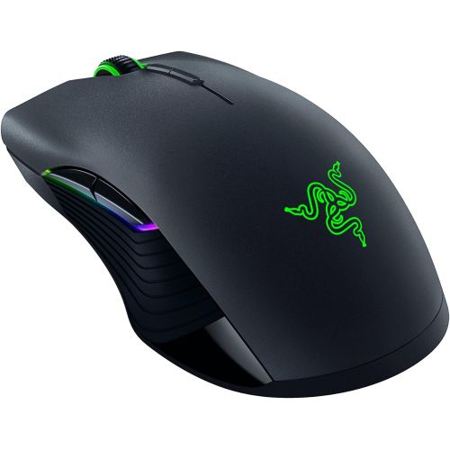 레이저 Razer Lancehead: Gaming-Grade Wireless Performance - 5G Laser Sensor - 16,000 DPI - Adaptive Frequency Technology - Ambidextrous Gaming Mouse