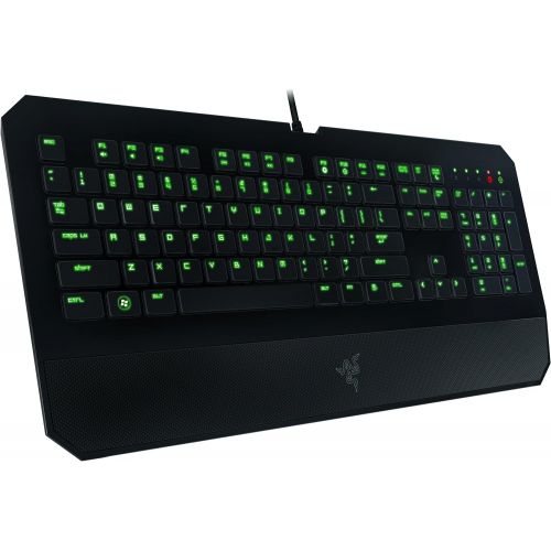 레이저 Razer DeathStalker Essential Gaming Keyboard - Ergonomic Gaming-Grade Membrane Keyboard With Wrist-Rest