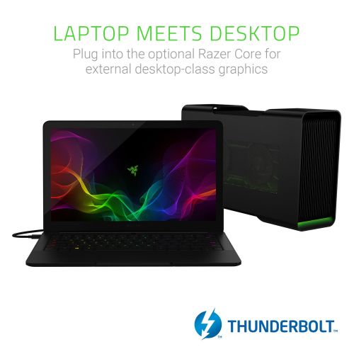 레이저 Razer Blade Stealth 13.3 QHD+ Touchscreen Ultrabook - 8th Generation Intel Quad-Core i7-8550U - 16GB RA - 512GB SSD - Windows 10 - CNC Aluminum - Gunmetal Grey