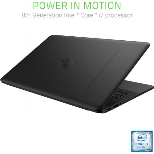 레이저 Razer Blade Stealth 13.3 QHD+ Touchscreen Ultrabook - 8th Generation Intel Quad-Core i7-8550U - 16GB RAM - 256GB SSD - Windows 10 - CNC Aluminum - Gunmetal Grey