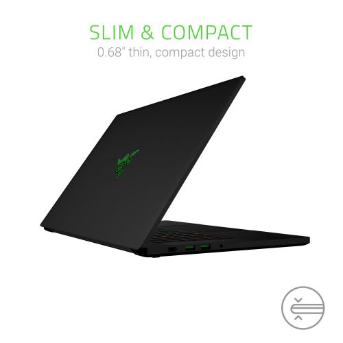 레이저 Razer Blade 15: Worlds Smallest 15.6 Gaming Laptop - 144Hz Full HD Thin Bezel - 8th Gen Intel Core i7-8750H 6 Core - NVIDIA GeForce GTX 1070 Max-Q - 16GB RAM - 512GB SSD - Windows