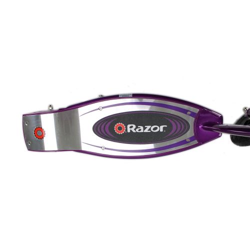 레이져(Razor) Razor E100 Motorized Rechargeable Kids Electric Toy Scooters, 1 Purple & 1 Blue