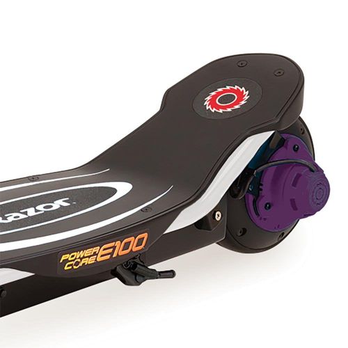 레이져(Razor) Razor Power Core E100 Electric Hub Motor Kids Toy Scooters, 1 Purple & 1 Blue