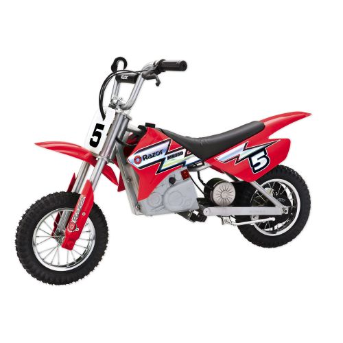 레이져(Razor) Razor MX350 Dirt Rocket Kids Electric Toy Motocross Motorcycle Dirt Bike, Red
