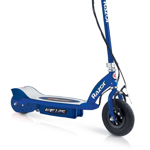 레이져(Razor) Razor E125 Motorized 24-Volt 10 MPH Rechargeable Kids Electric Scooter, Blue