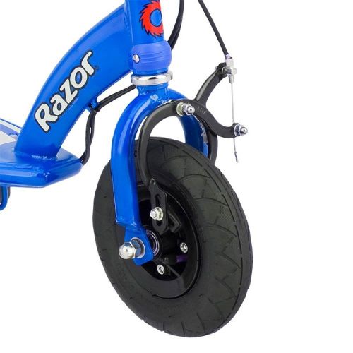 레이져(Razor) Razor E100 Motorized 24 Volt Rechargeable Electric Power Kids Scooter, Blue