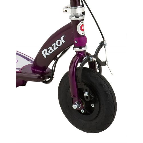 레이져(Razor) Razor E100 Motorized 24V Electric Scooter (Purple) w Helmet, Elbow & Knee Pads