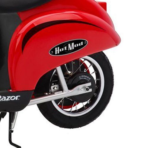 레이져(Razor) Razor Pocket Mod Miniature Euro 24 Volt Electric Retro Scooter, Red (2 Pack)