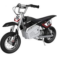 Razor MX400 Dirt Rocket 24 Volt Motocross Electric Dirt Bike for Kids Ages 13 and above with High Torque Motor and Pneumatic Knobby Tires, Black